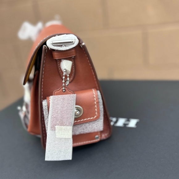 Brand NEW COACH Western Tabby In Leather Burnished Amber - Picture 4 of 5